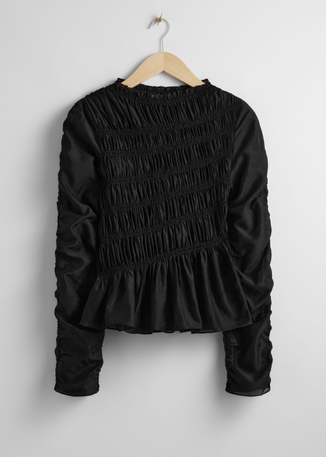 Smocked Top - Black | & Other Stories (EU + UK)