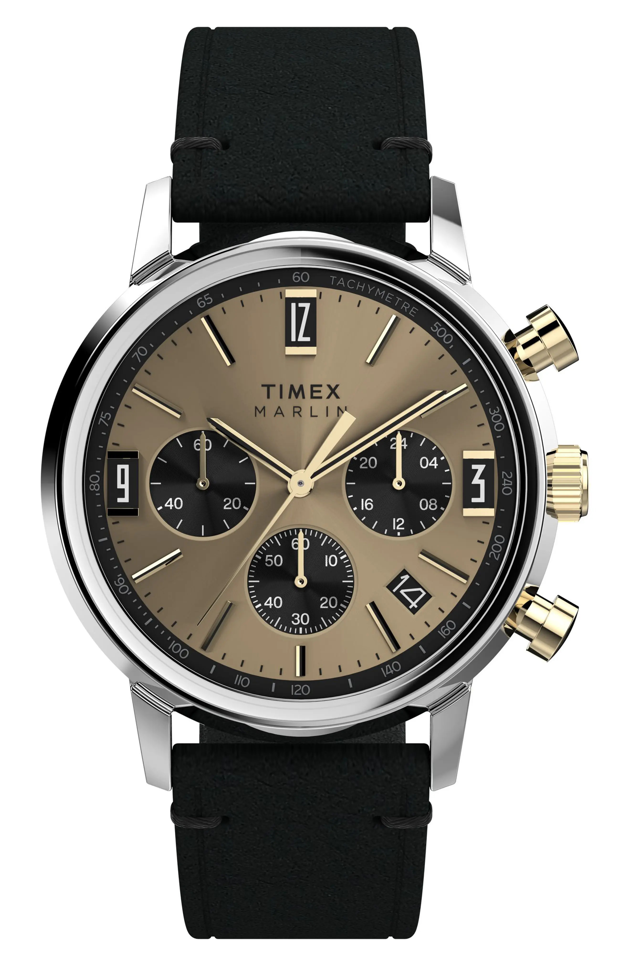 Marlin Chronograph Leather Strap Watch, 40mm (Men) | Nordstrom | Nordstrom
