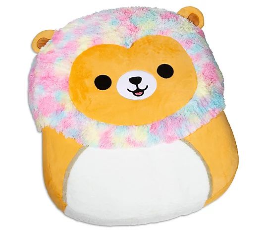 Squishmallows Leonard the Lion InflatapalsFloor Pillow - QVC.com | QVC