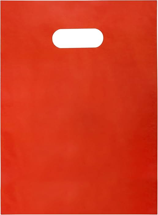 100 Red Bags for Small Business 1.5Mil Thick 9"x12" Great For Merchandise Boutique and Retail Glo... | Amazon (US)