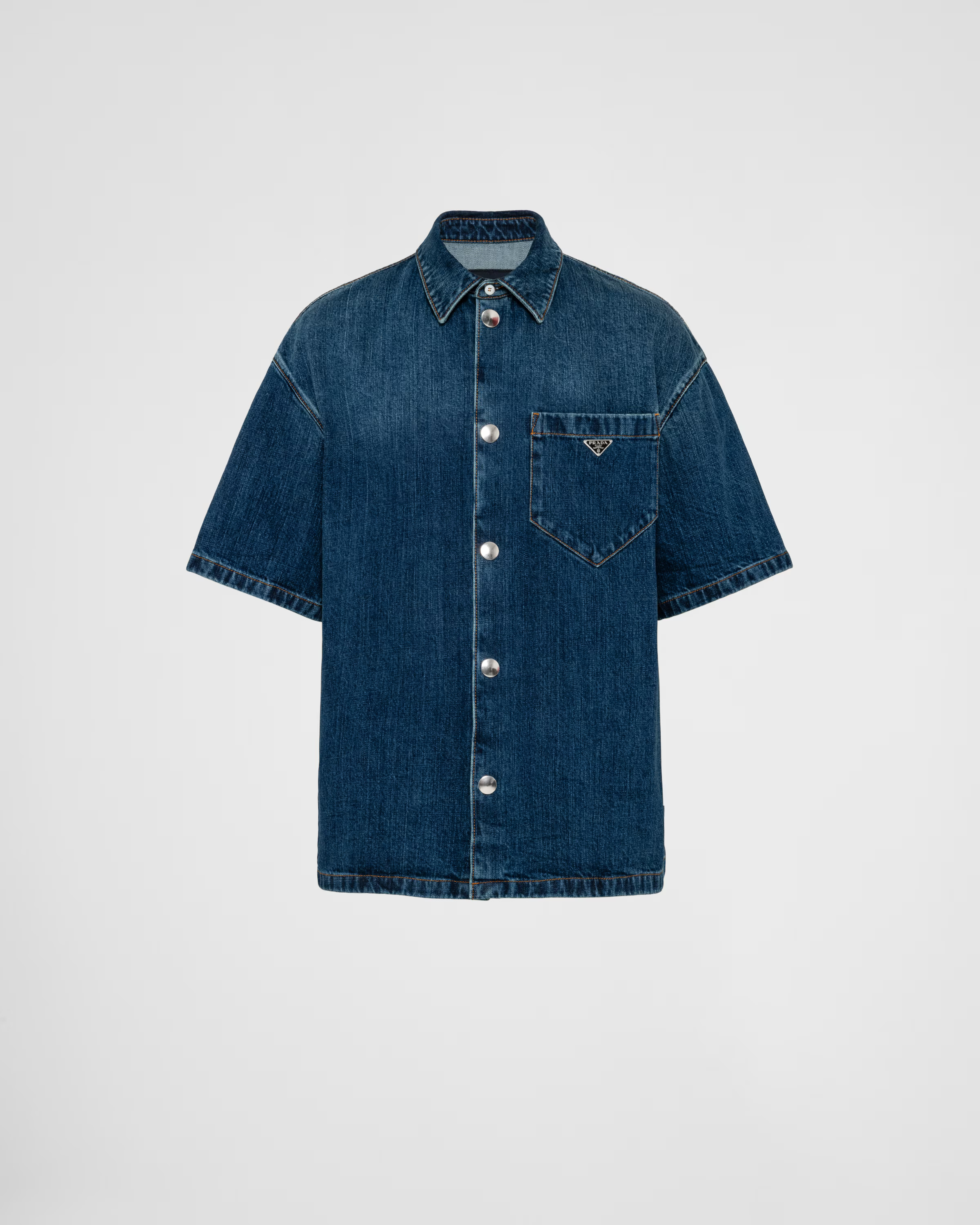Denim shirt | Prada US