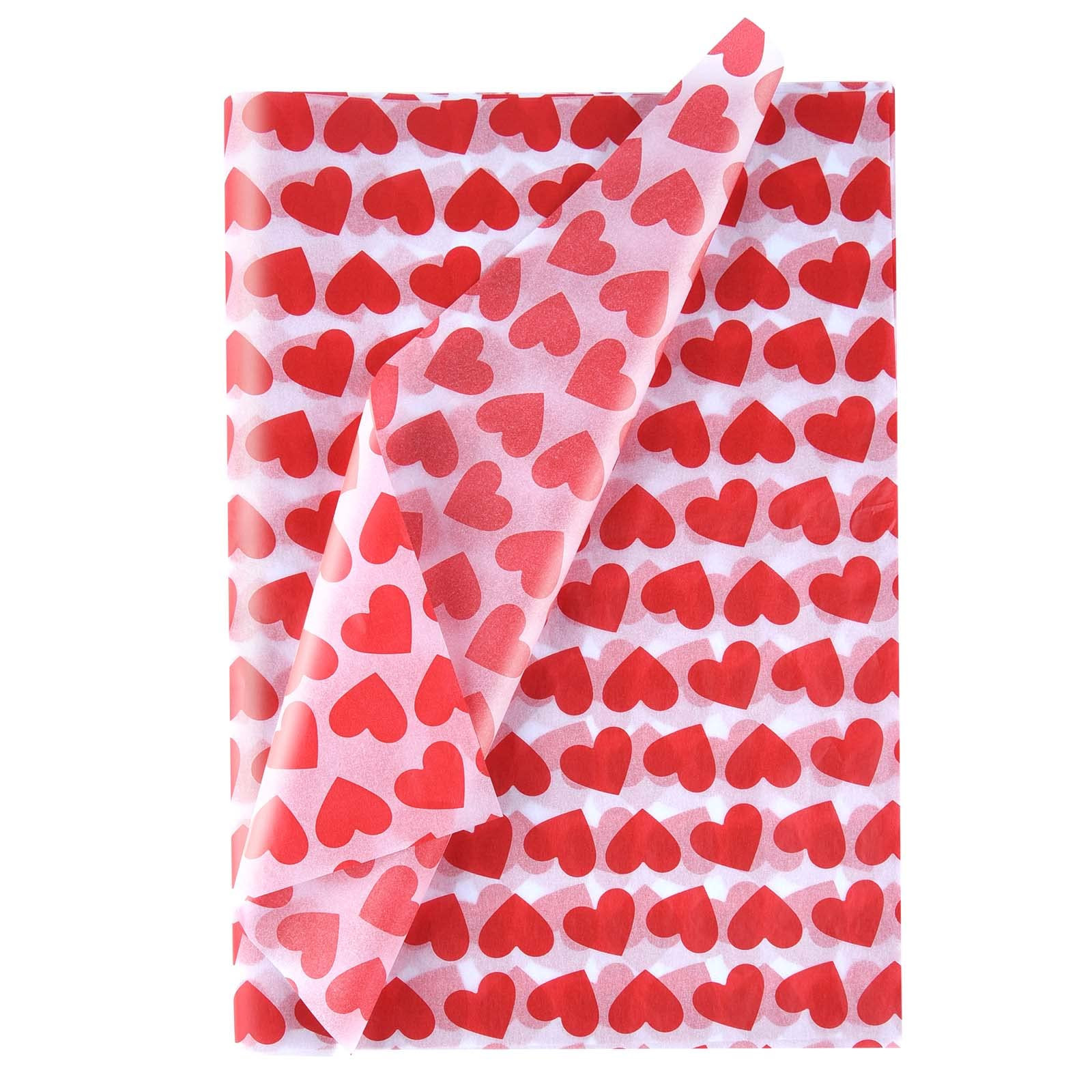CHRORINE Tissue Paper for Packaging 60 Sheets Gift Wrapping Tissue Paper Heart Design Art Paper f... | Amazon (US)
