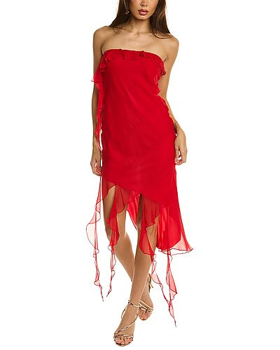 Chelsey Silk Midi Dress | Rue La La