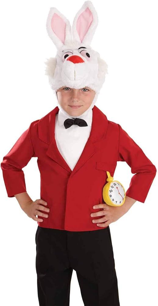 fun shack White Rabbit Kids Costume, Kids White Rabbit Costume Boys, White Rabbit Costume for Gir... | Amazon (US)