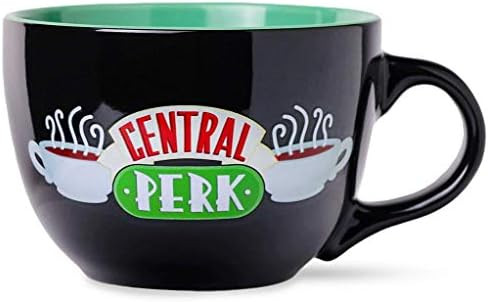 Silver Buffalo FRD20133 Friends Central Perk Logo Ceramic Soup Mug, 24-oz, Multicolor | Amazon (CA)