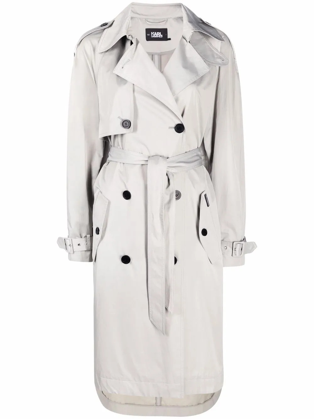 Karl Lagerfeld 柔软面料风衣 - Farfetch | Farfetch (CN)