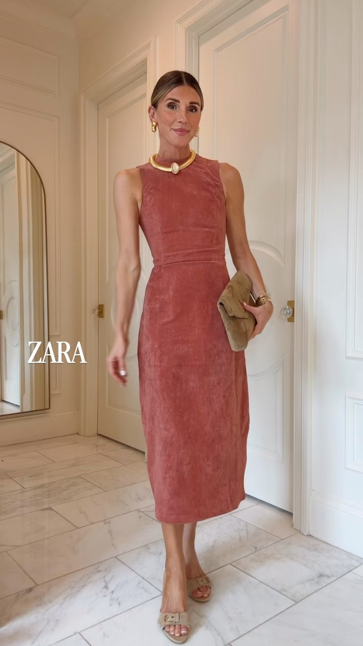 New Zara suede dress. Size up one size in this dress it runs small