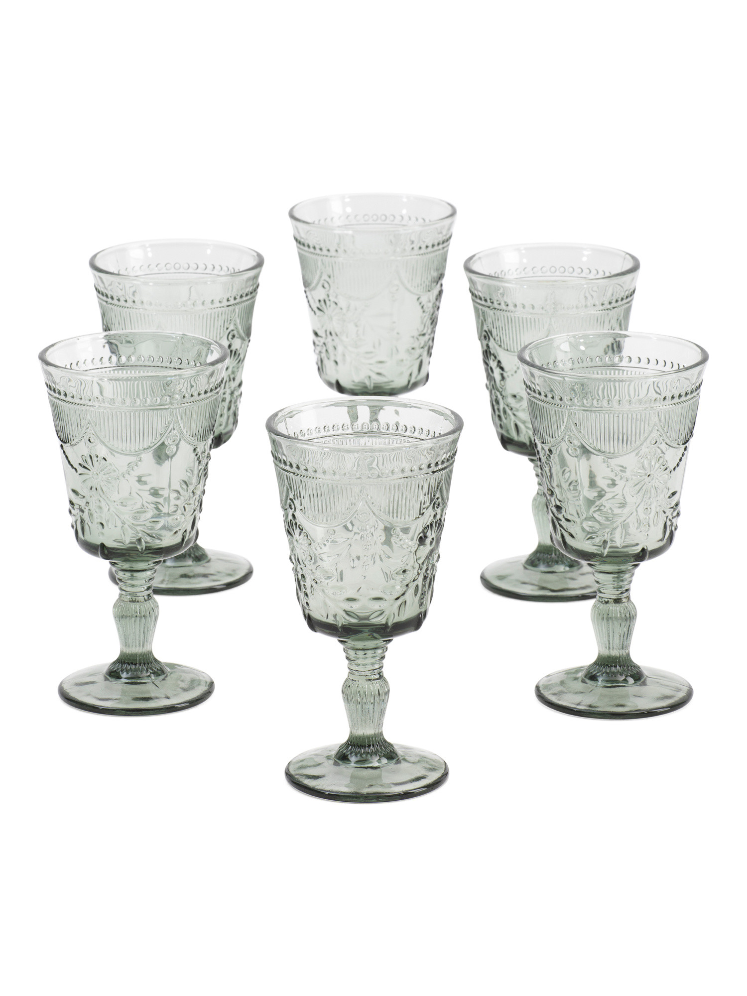 6pk Debutante Goblet Glasses | TJ Maxx