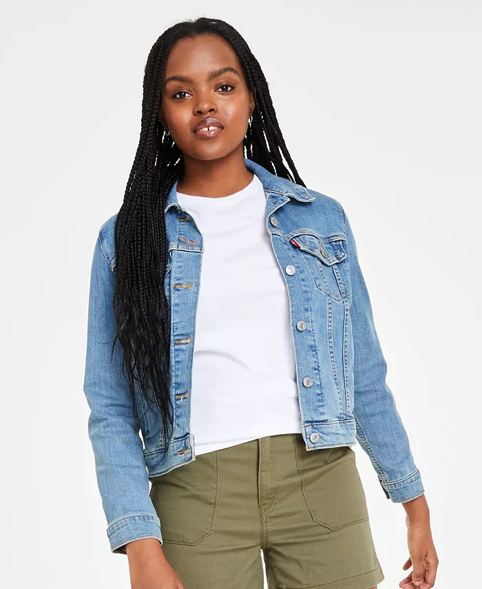 Levi's Women's Original Cotton Denim Trucker Jacket - Macy's | Macy's