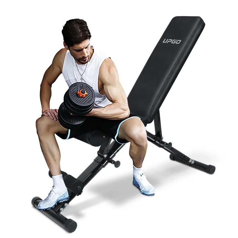 UPGO Adjustable Weight Bench with 800 Lbs. Weight Capacity Strength Training Bench for Full Body ... | Walmart (US)