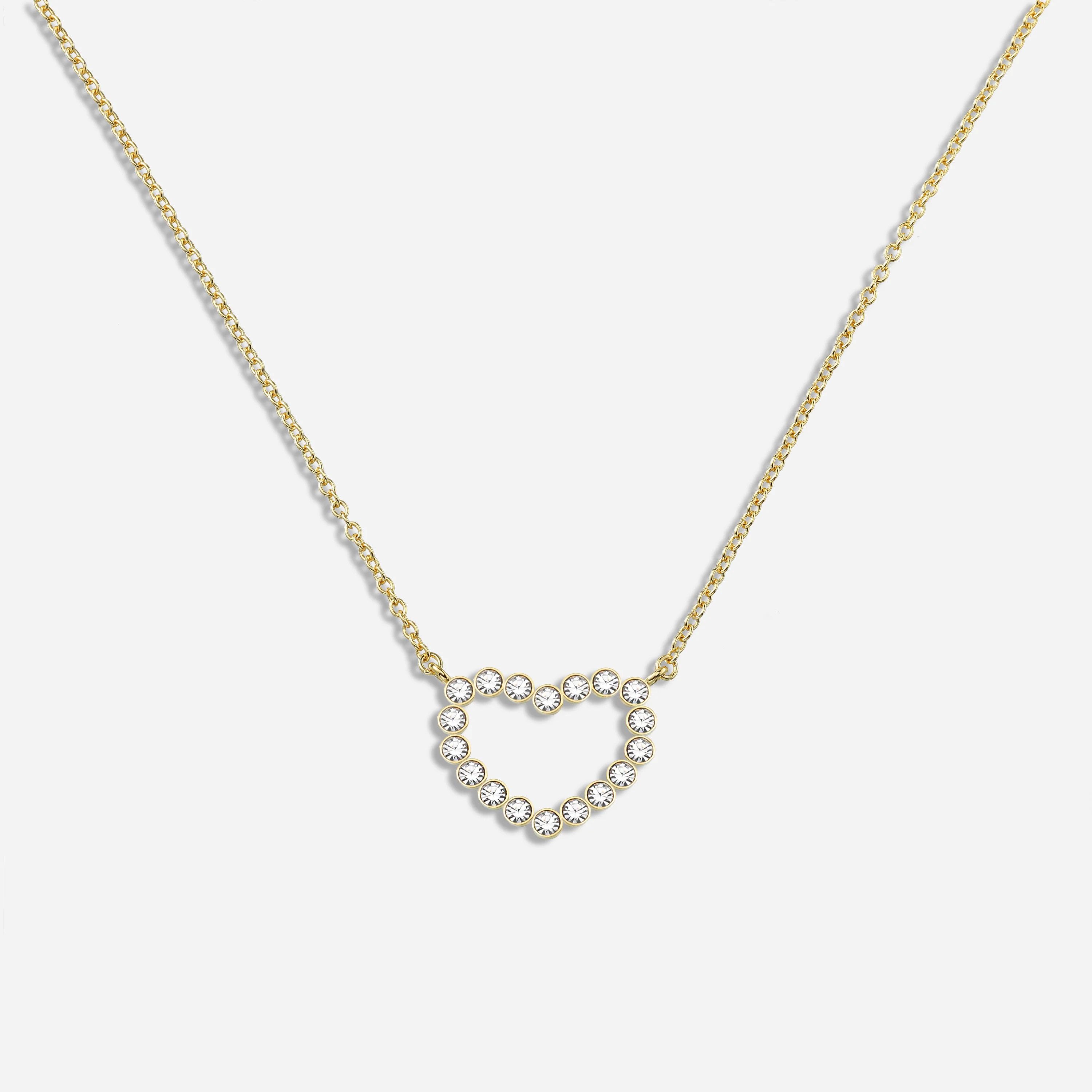 Anna Crystal Heart Necklace | Victoria Emerson