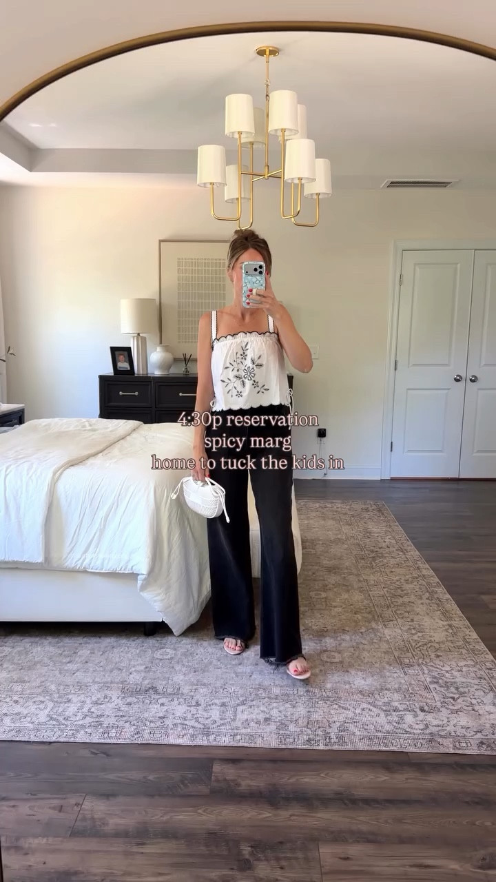 And still have time to rot on the couch 🫡 
•••
date night, mom life, mom of 3, elevated casual, ootn