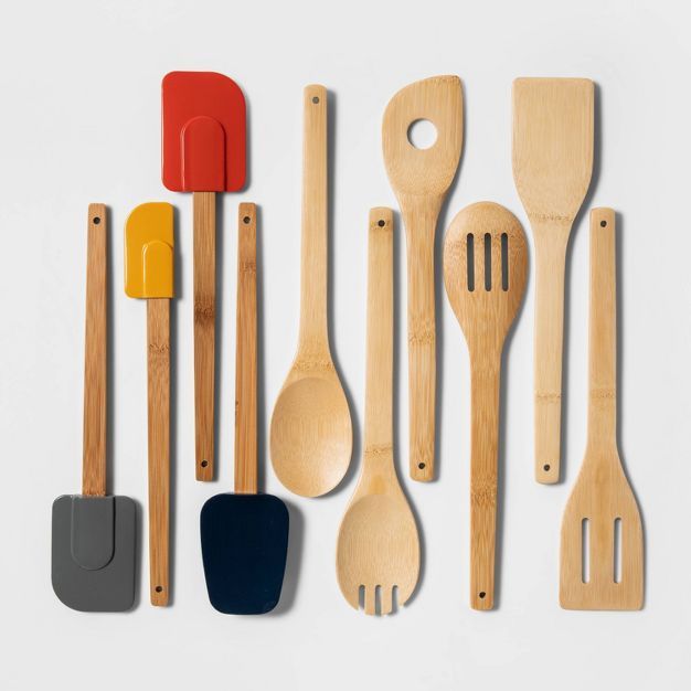 10pc Wood and Silicone Tool Set - Room Essentials&#8482; | Target