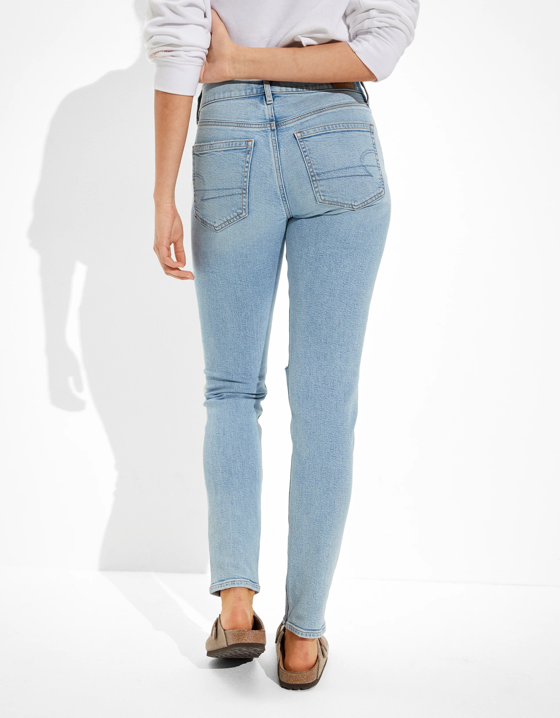 AE Stretch Ripped '90s Skinny Jean | American Eagle Outfitters (US & CA)