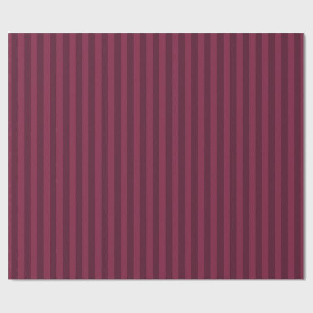 Vintage Burgundy Red Stripes Wrapping Paper | Zazzle | Zazzle