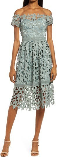 Bardot Lace Off The Shoulder Dress | Nordstrom