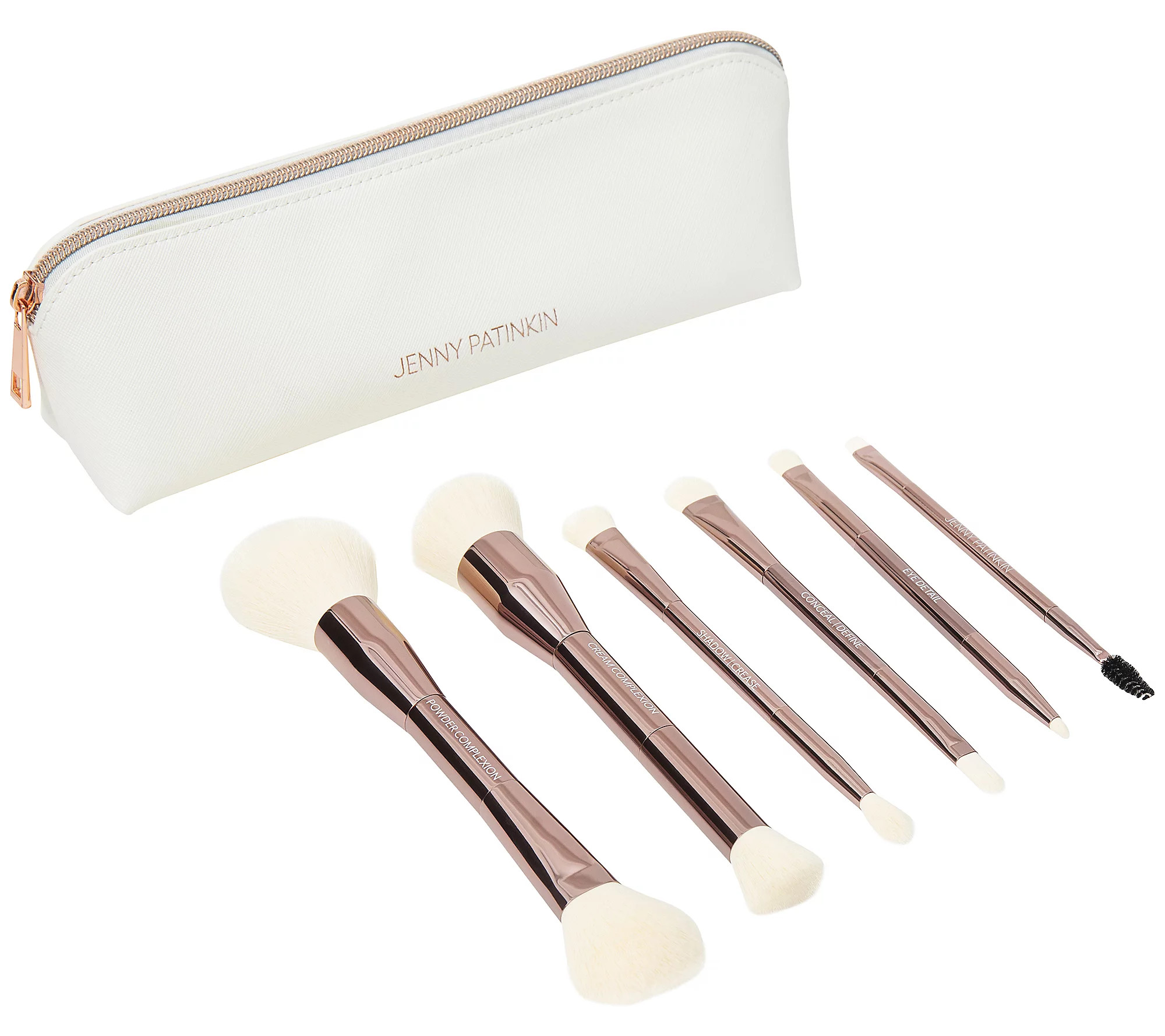 Jenny Patinkin Sustainable Luxury Dual-Ended Ma keup Brush Set | QVC