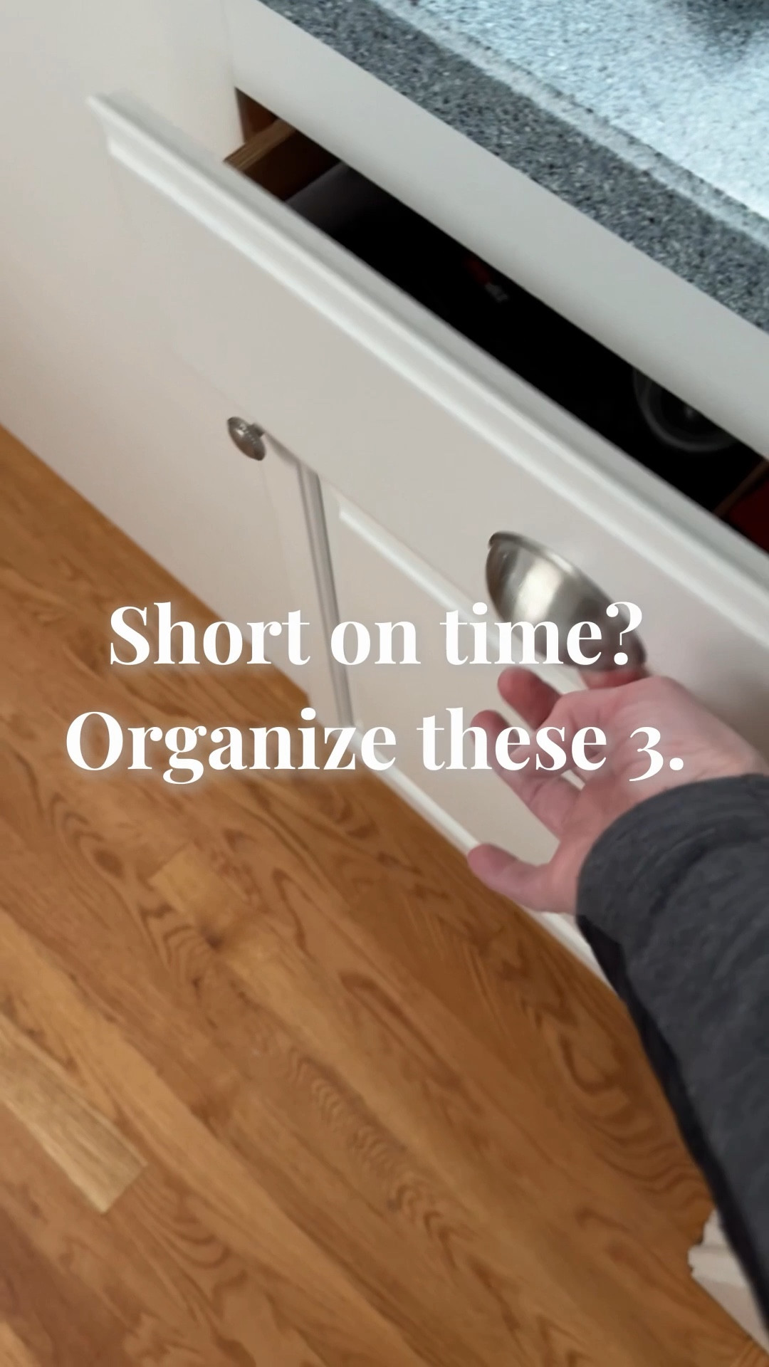 If you only have time to organize a few things, start here: the junk drawer, pantry staples, and under the sink. 
 
These are the tools I use to keep those spaces simple and easy to maintain.
 
🏠 I share real-life decor, home finds, and organization for spaces that are pretty, not perfect. 💫
 