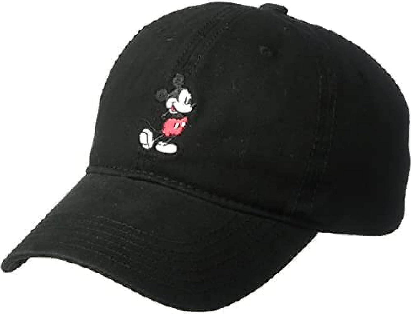 Concept One Disney Mickey Mouse Embroidered Cotton Adjustable Dad Hat with Curved Brim | Amazon (US)