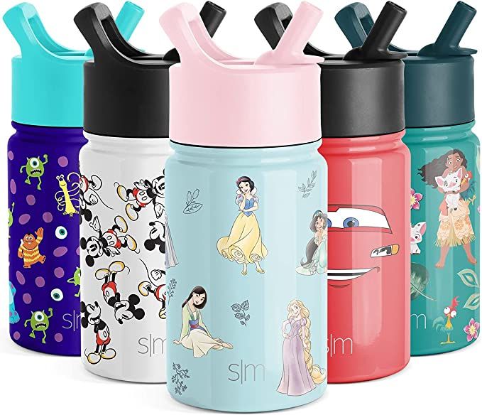 Simple Modern Water Bottle for Kids Reusable Cup with Straw Sippy Lid Insulated Stainless Steel T... | Amazon (US)
