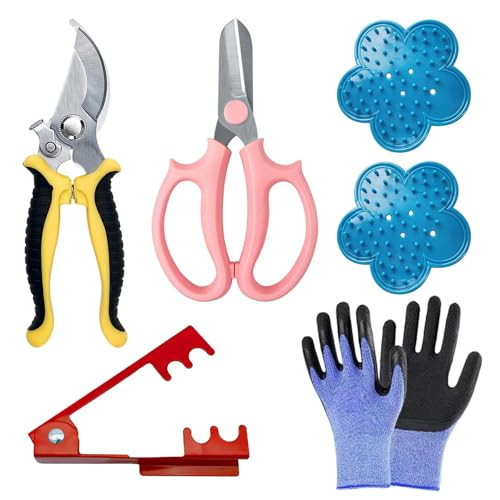 Kehail Floral Toolkit,Rose Thorn Remover Tool, Garden Pruning Shears Scissors Kit, Florist's Toolkit,Use for Florist Supplies (Toolkit) | Amazon (US)