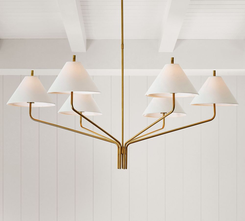 Monroe Metal Round Chandelier | Pottery Barn (US)