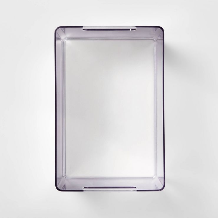 Bathroom Organizer Bin with Handles Clear - Brightroom™ | Target