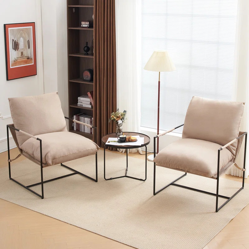 Cambry Metal Framed Steel Armchair | Wayfair North America