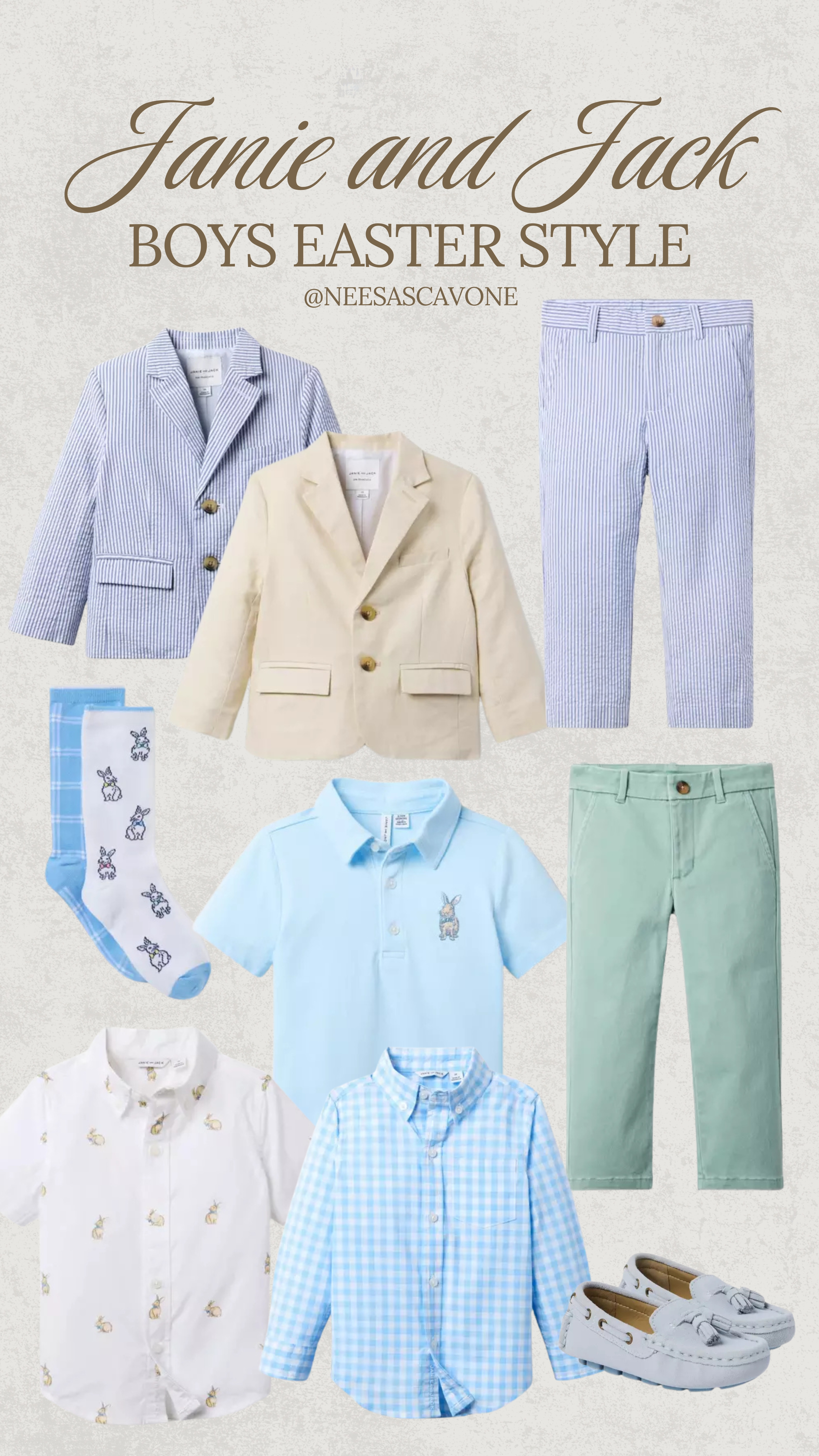 The sweetest Easter style looks for boys 🐇 #easterootd #kidseasteroutfit #kidseaster #easterbasket #easterbunny #easteroutfit #janieandjack #toddlergirl #toddlerboy #babyeaster #boyeasteroutfit #boysoutfit #boyseasterstyle 

 

#LTKSeasonal #LTKFindsUnder50 #LTKKids