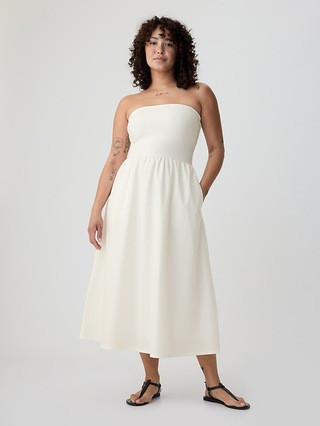 Mixed Media Midi Dress | Gap (US)