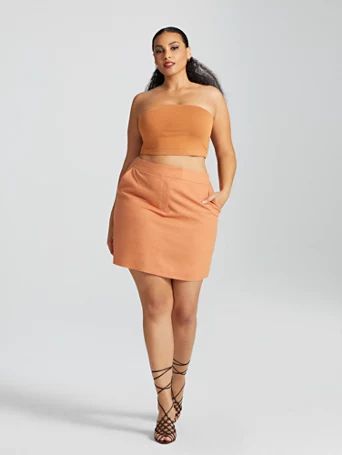 Ottavia Tailored Mini Skirt - Gabrielle Union x FTF - Fashion To Figure | Fashion To Figure
