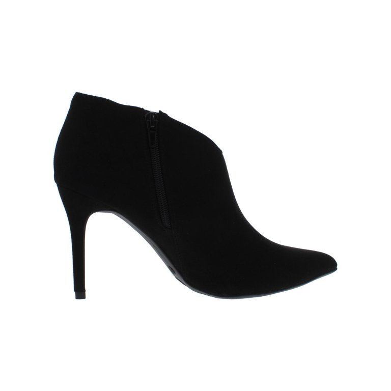 Women's Journee Collection Demmi Pointed Toe Heeled Bootie Black Manmade 11 M | Walmart (US)