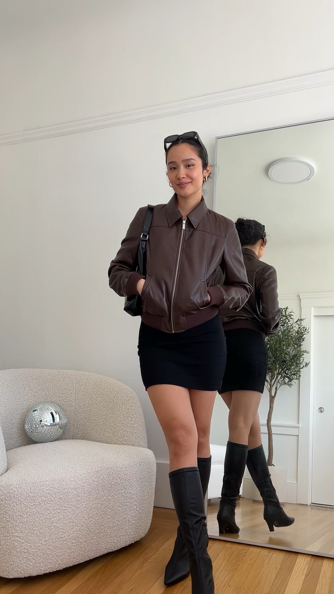 fall outfit 🍂

dress: revolve
jacket: aritzia
bag: by far
shoes: raye

#LTKfit #LTKstyletip #LTKSeasonal