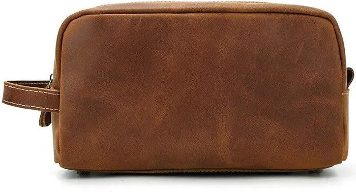 STEEL HORSE LEATHER The Wanderer Toiletry Bag | Genuine Leather Toiletry Bag | Nordstrom | Nordstrom