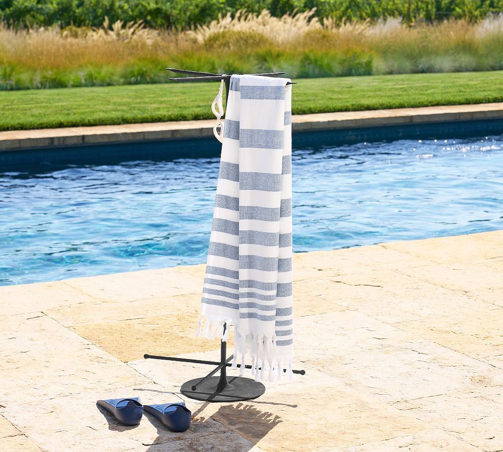 Aster Outdoor Towel Rack | Pottery Barn (US)