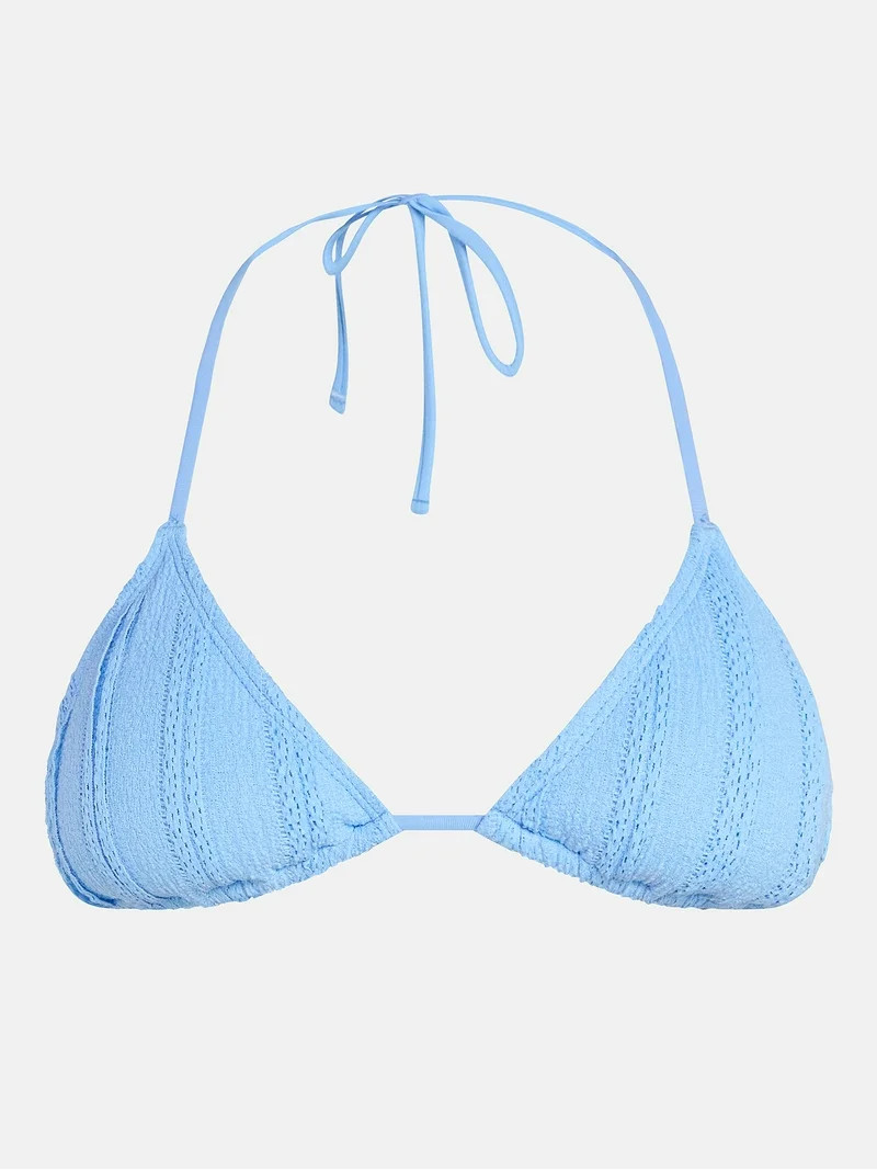 No Boundaries Femme Lace Triangle Bikini Top, Women’s XXS-XXL | Walmart (US)