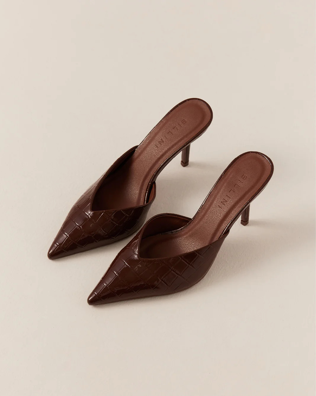 KAREY - CHOCOLATE PATENT CROC | Billini (ANZ)