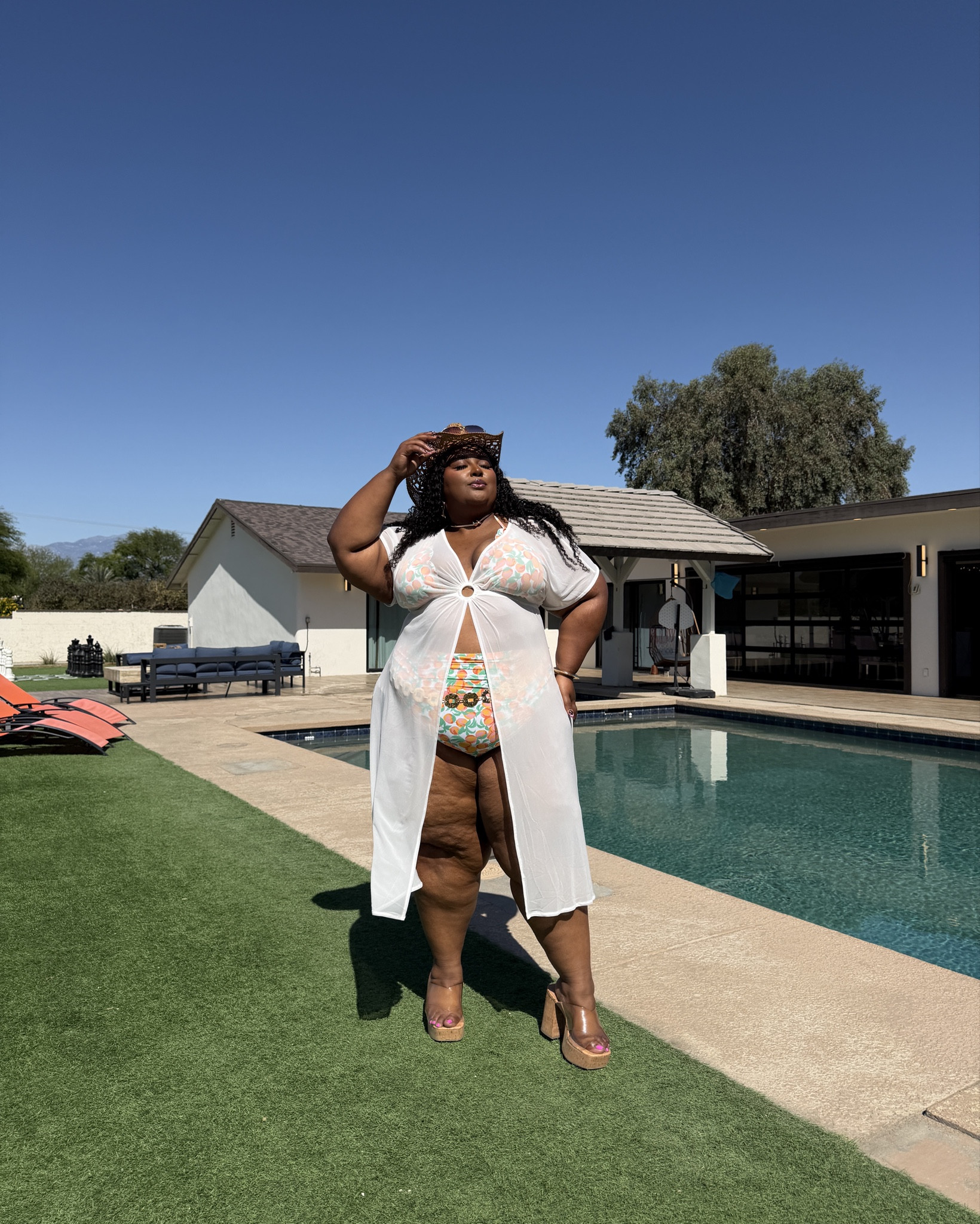 Peachy Two Piece Swimsuit Set! 🍑

#LTKPlusSize #LTKMidsize #LTKootd