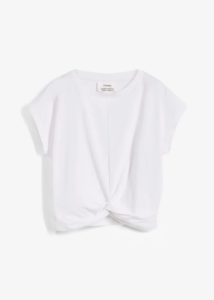 Kurzes T-Shirt aus reiner Bio-Baumwolle | Bonprix DE