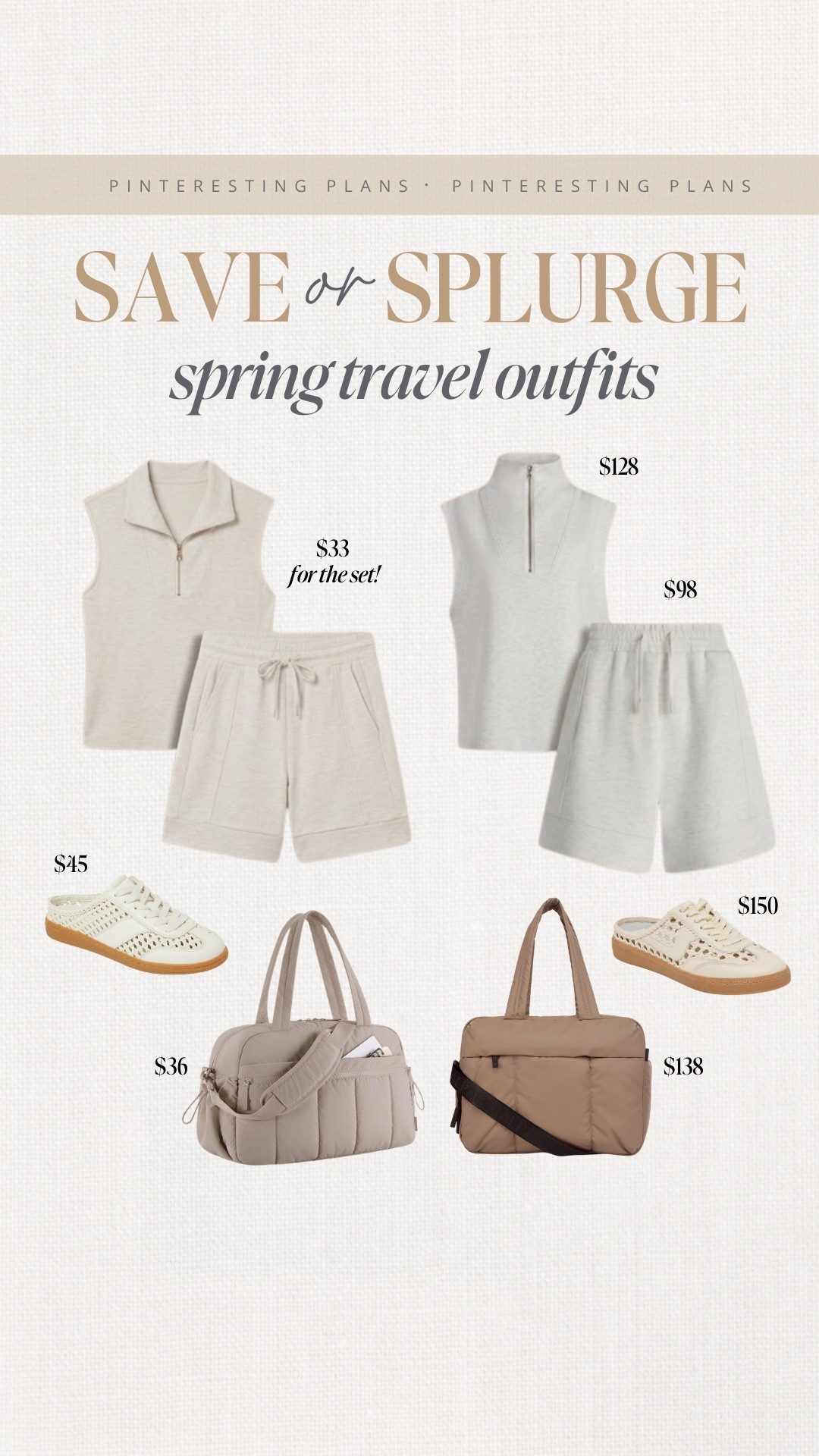 Save or splurge spring travel outfits 🙌🏻🙌🏻


#LTKTravel #LTKootd #LTKSeasonal