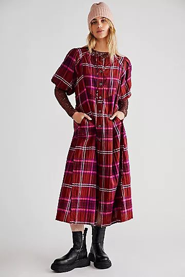 Outlaw Plaid Maxi Top | Free People (Global - UK&FR Excluded)