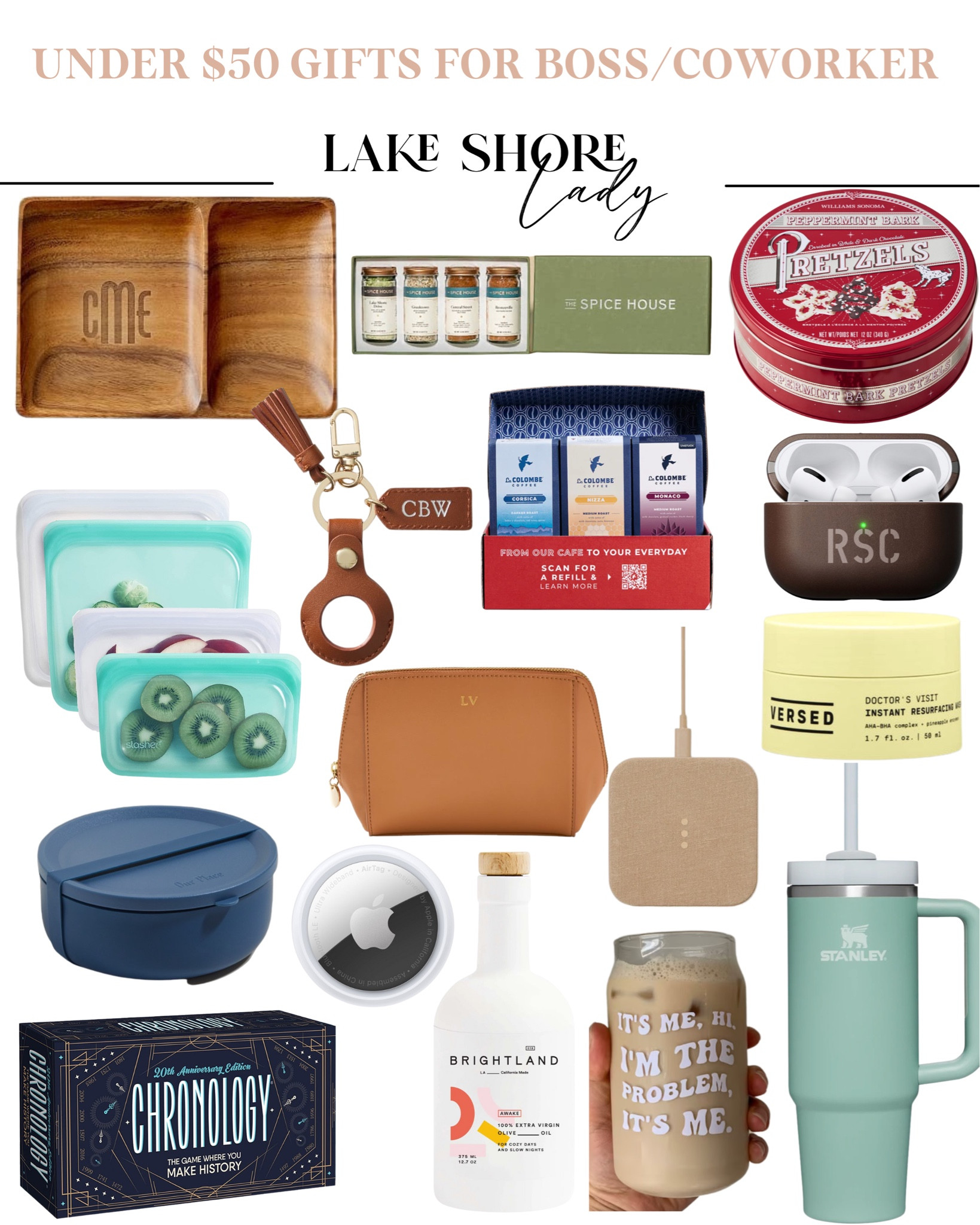 Gifts for coworker / boss - gifts for boss - gifts for coworker - home gifts - gifts for her 

#LTKGiftGuide #LTKworkwear #LTKHoliday