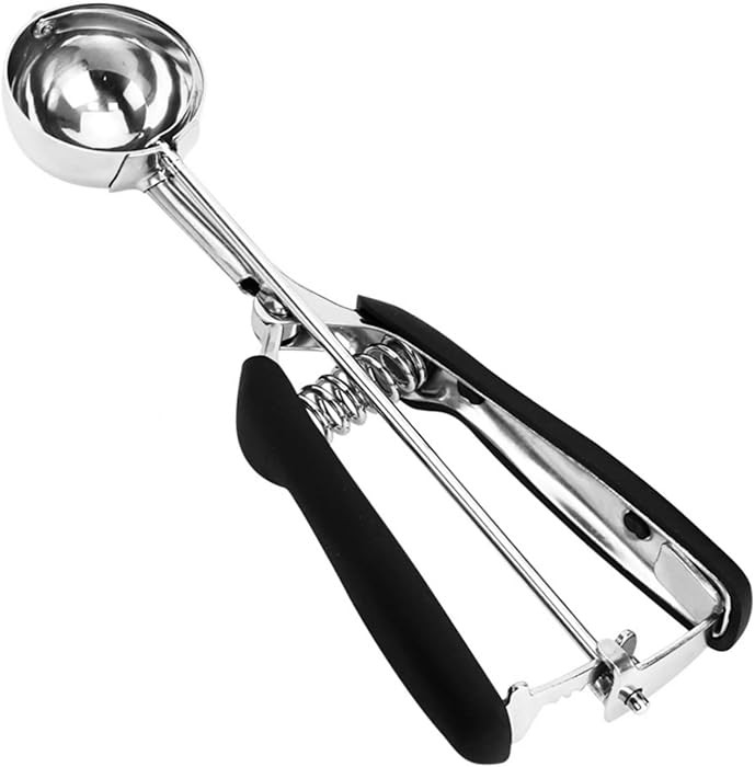 Ice Cream Scoop, 18/8 Stainless Steel Cookie Scoop, Cookie Scoops for Baking, 2 Tbsp/ 30 ml/ 1 oz... | Amazon (US)