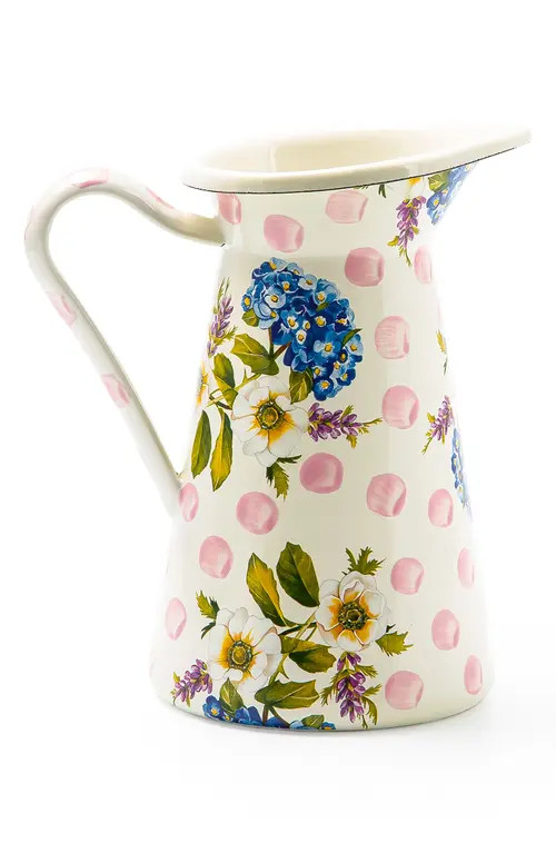 MACKENZIE CHILDS Wildflowers Medium Practical Pitcher in Ivory Multi at Nordstrom | Nordstrom