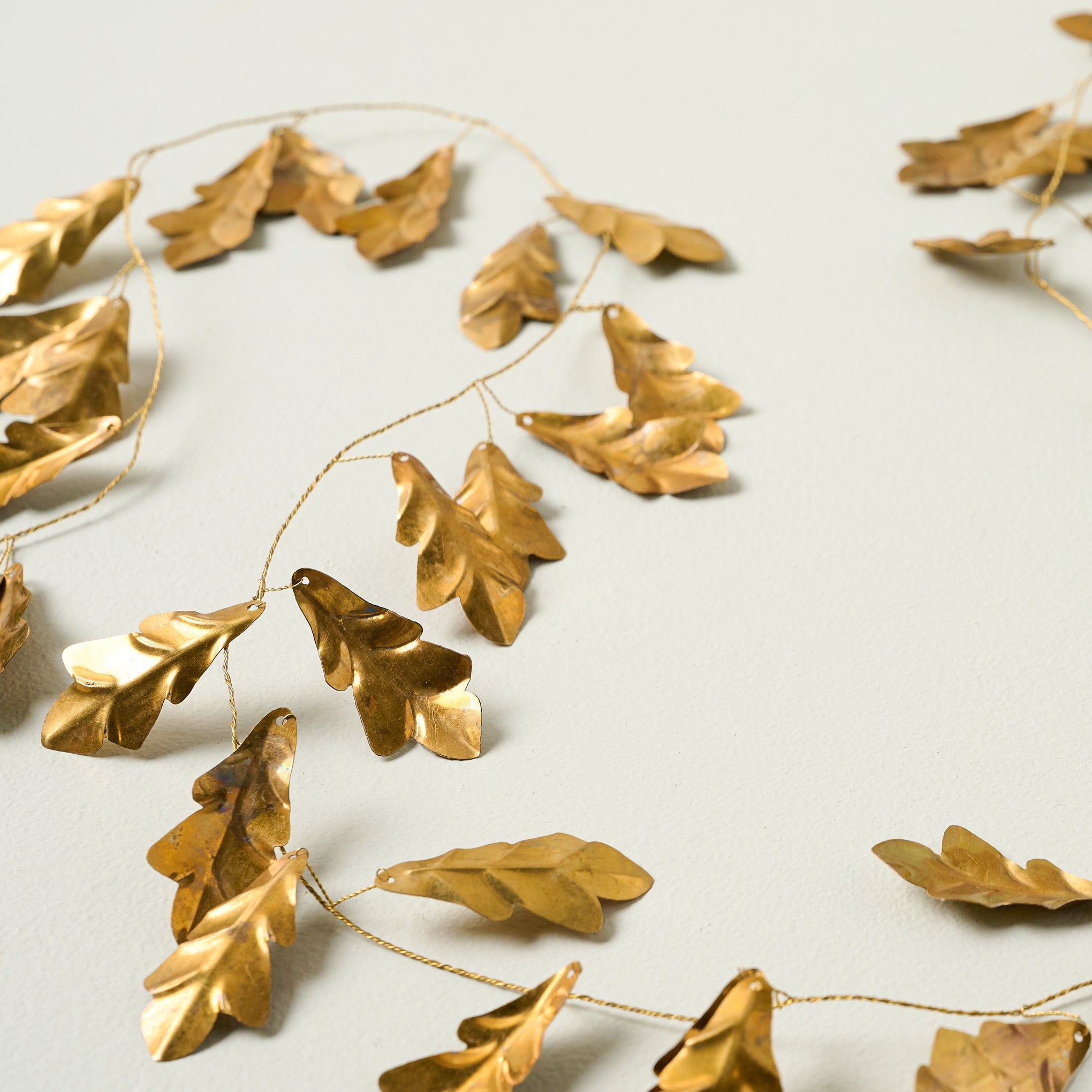 Gilded Leaf Garland | Magnolia