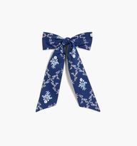 The Belle Bow - Navy Trellis | Hill House Home