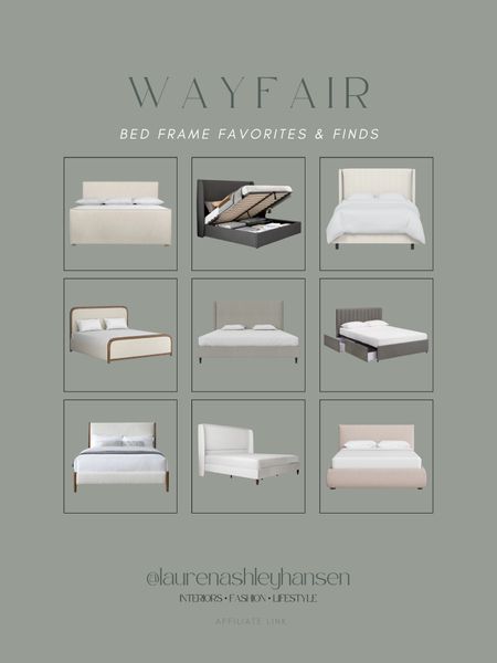Wayfair bed frame favorites! I’ve rounded up some of my favorite finds that are reasonably priced, have optimal storage, and are so pretty. We have two of these and love them! 

#LTKhome #LTKstyletip