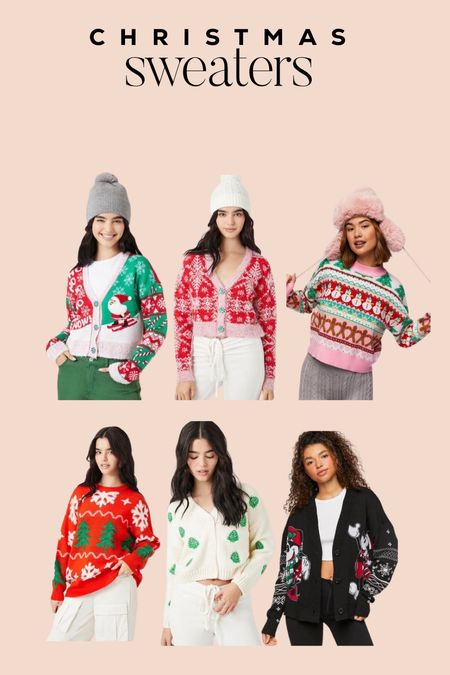 The cutest Christmas Sweaters, I love the cardigan style😍🎄

#LTKHolidaySale #LTKSeasonal #LTKGiftGuide
