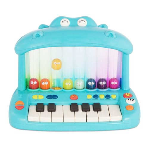 B. toys- Hippo Pop- Musical Toy Keyboard – Play Piano – Songs, Sounds & Lights – Musical Instrument for Toddlers, Kids – 12 Months + | Amazon (US)