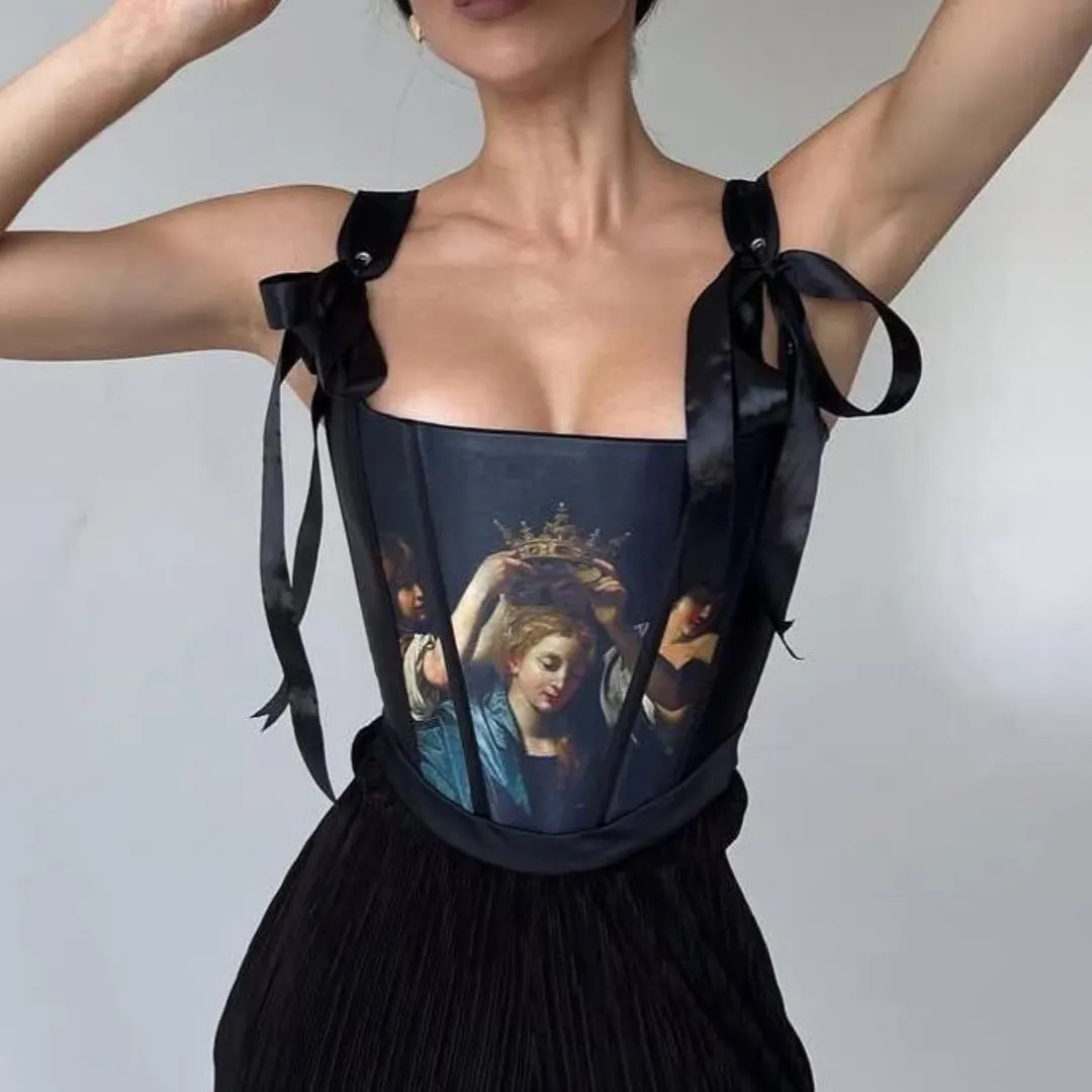 Custom Overbust Corset for Women. Handmade Victorian Corset Top: Renaissance Plus Size, Bustier C... | Etsy (US)